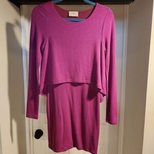 Dress, burgundy,  size Small